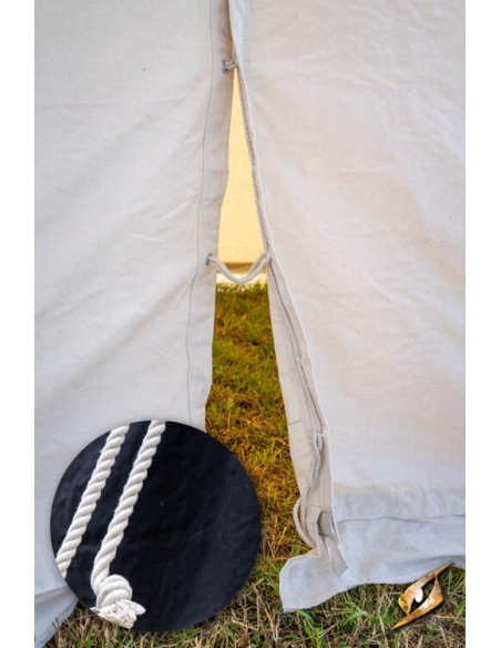 Tenda medieval preta para guerreiros...