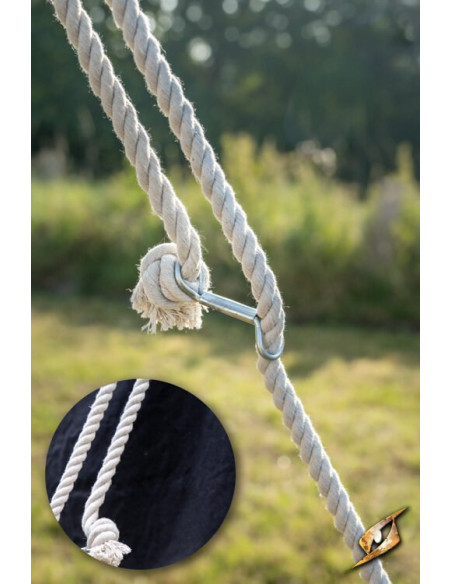 Tenda medieval preta para guerreiros...