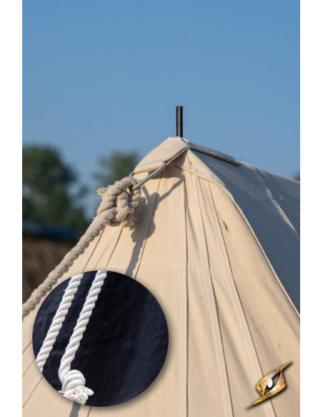 Tenda medieval preta para guerreiros...