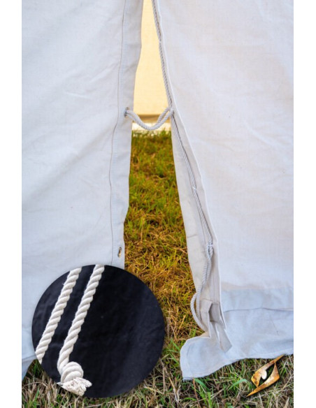 Tenda medieval preta para guerreiros...