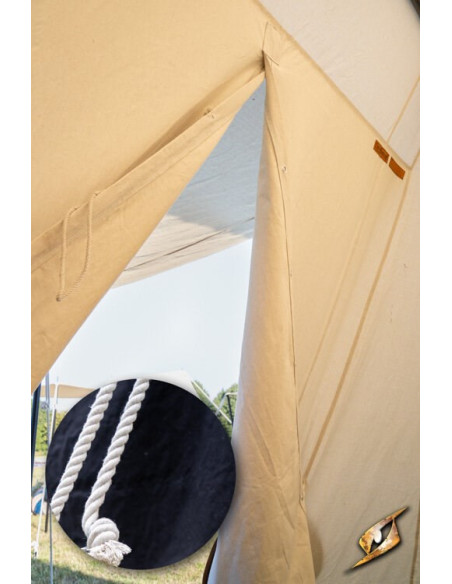 Tenda medieval preta para guerreiros...