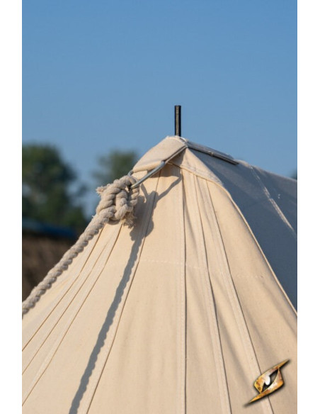 Tenda medieval vermelha para...