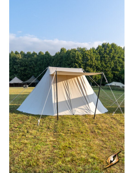 Tenda medieval preta para guerreiros...