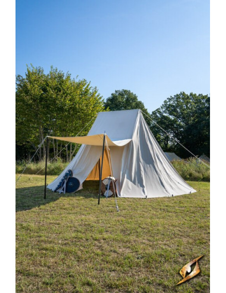 Tenda medieval preta para guerreiros...