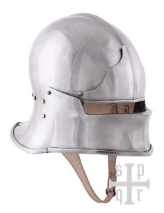 Capacete funcional gótico tipo Sallet, S. XV