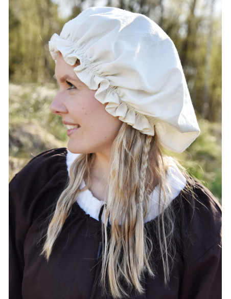 Touca medieval para donzela em várias...