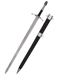 Espada longa medieval-renascentista com anel e bainha, S. XV 2