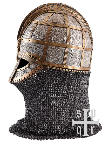 Capacete Viking decorado Valsgärde,...