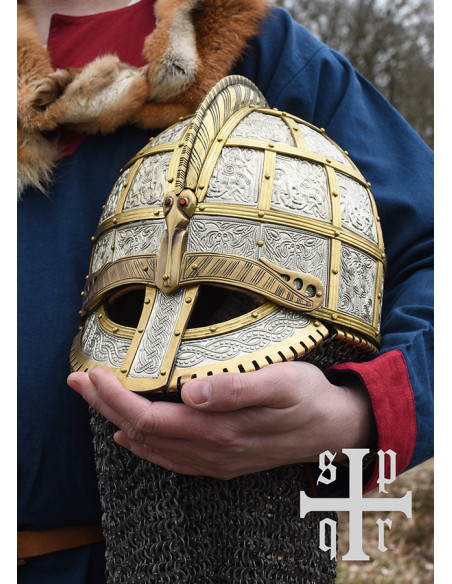 Capacete Viking decorado Valsgärde,...