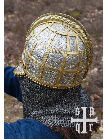 Capacete Viking decorado Valsgärde,...