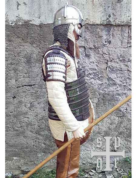 Armadura Brigantine tipo Birka, couro...