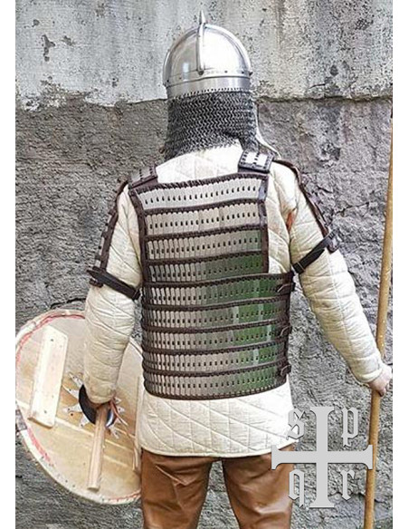 Armadura Brigantine tipo Birka, couro...
