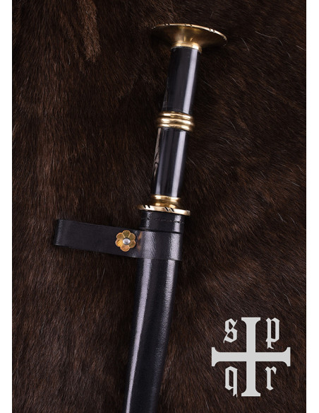 Adaga longa alemã tipo Rondel com...