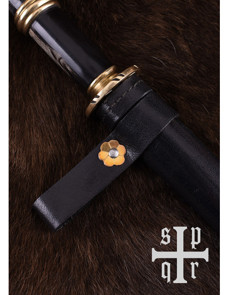 Adaga longa alemã tipo Rondel com...