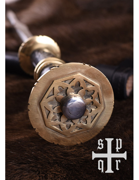 Adaga longa alemã tipo Rondel com...