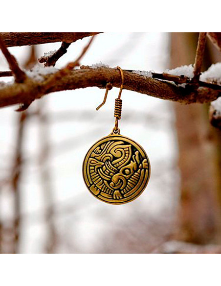 Brincos Viking cativante besta