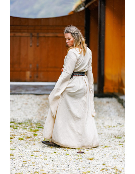 Vestido medieval manga trompete...