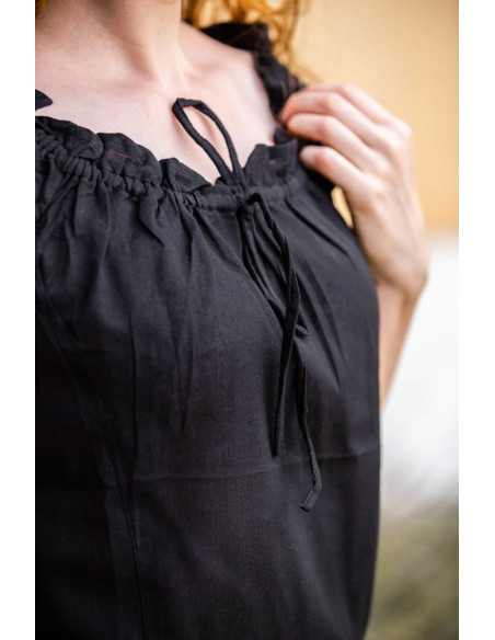 Lotte blusa medieval de verão sem...