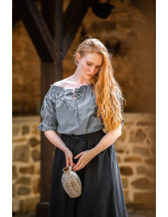 Blusa medieval Verena, manga curta