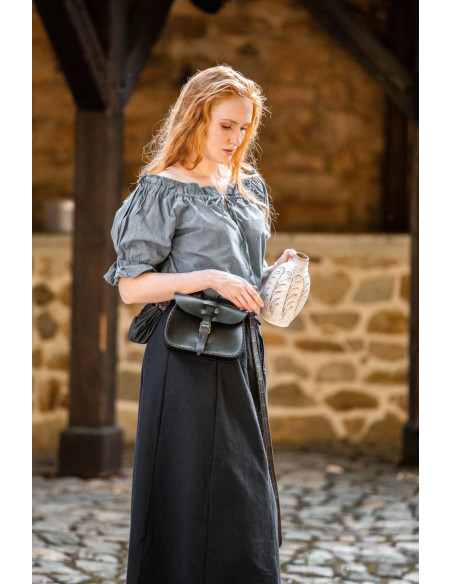 Blusa medieval Verena, manga curta