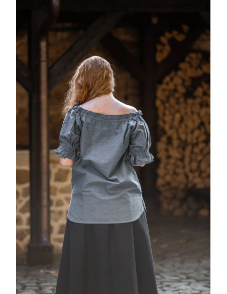 Blusa medieval Verena, manga curta