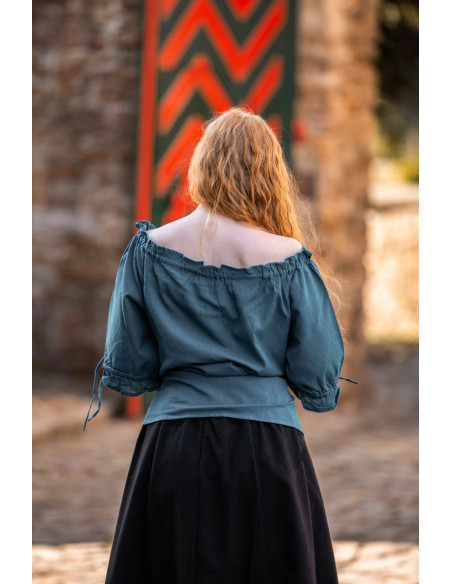 blusa medieval para mulheres