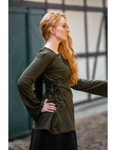 Blusa medieval Lea com atacadores 2