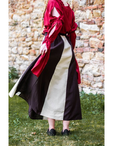 Saia medieval modelo Diana, natural...