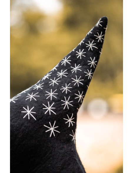 Chapéu de bruxa modelo estrela, cor...