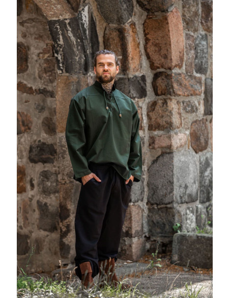 Camisa medieval cadarços modelo...