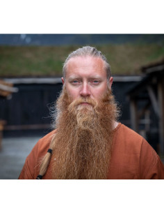 Túnica Viking manga curta Olaf, vermelha 2