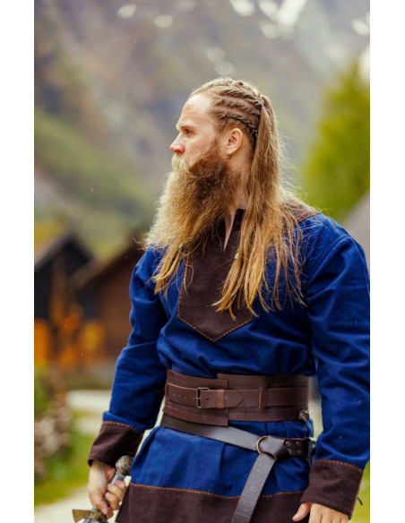 Túnica de lã Viking modelo Roland,...