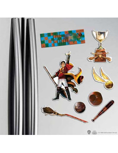 Conjunto de ímãs de borracha - Quadribol - Harry Potter 2