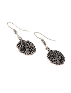 Brincos Viking com nós entrelaçados