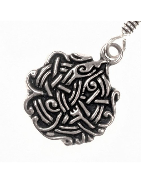 Brincos Viking com nós entrelaçados