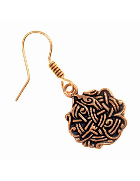 Brincos Viking com nós entrelaçados