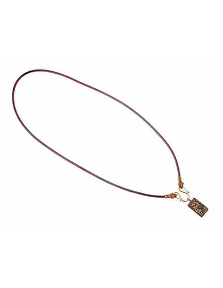 Pingente de amuleto viking com Guldgubbe