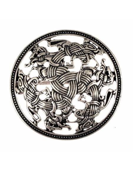 Broche Viking Redondo Estilo Ringerike