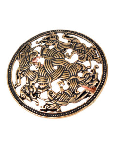 Broche Viking Redondo Estilo Ringerike