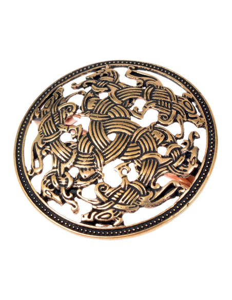Broche Viking Redondo Estilo Ringerike