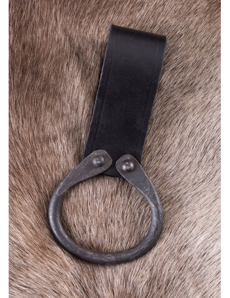 Tahalí preto para carregar machados...