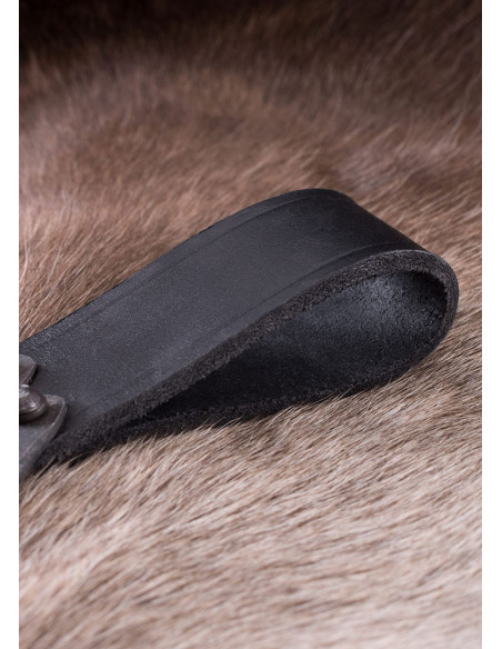 Tahalí preto para carregar machados...