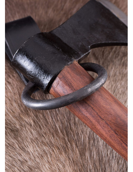 Tahalí preto para carregar machados...