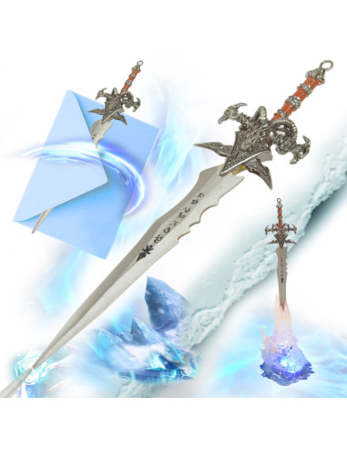 Abridor de cartas de espada Frostmourne World of Warcraft