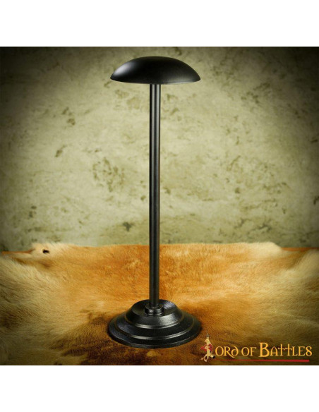 Suporte de mesa para capacetes de ferro