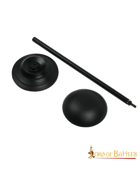 Suporte de mesa para capacetes de ferro