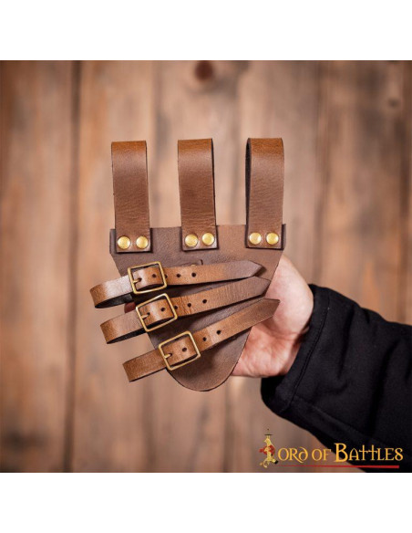 Baldric para espadas rapier em couro...