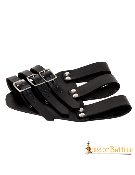 Baldric para espadas rapier em couro...