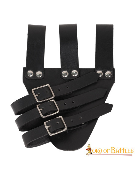 Baldric para espadas rapier em couro...