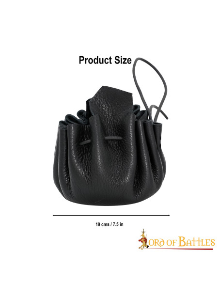 Mendigo de couro medieval para o cinto